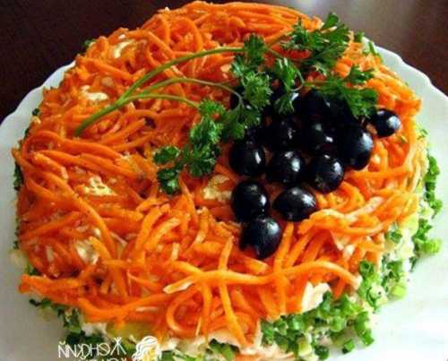 Рецепты салатов с морковью и колбасой, секреты