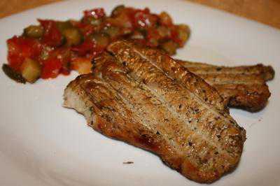 Индейка на гриле