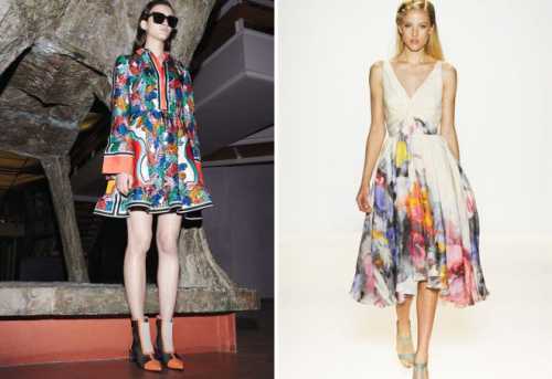 Цветочные принты украсят теплые денечки веснылета и добавят дерзости зимним денечкам