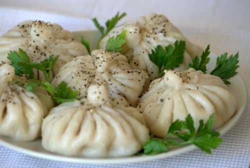 Хинкали в пароварке