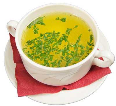 Интересный вкус придает бульону корень имбиря