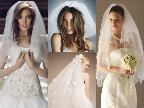 Атласную ленту и кружева необходимо крепить к краю так, чтобы они не утяжеляли фату такой декор прекрасно скроет необметанный край материала