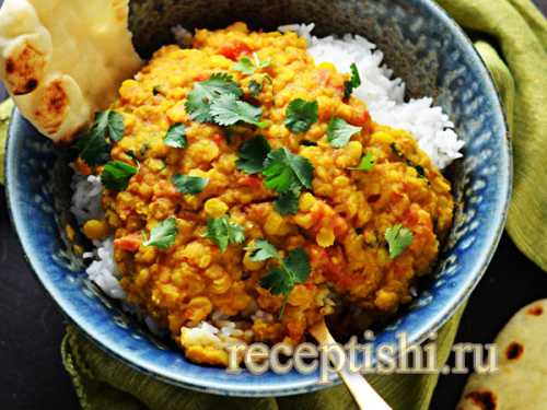 Рецепты варки чечевицы красной, зелёной,