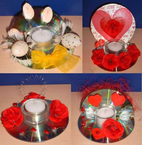 Поделки из дисков: смотри, что можно сделать из ненужных CD