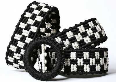 Плетеный шарик - техника макраме