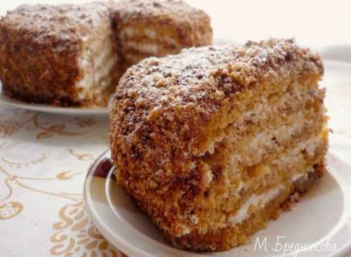 Медовик в мультиварке