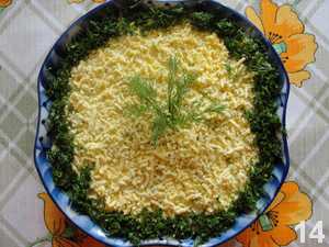 Пошаговый рецепт салата Мимоза,  секреты выбора