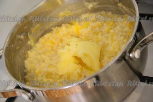 Рецепт пшённой каши с тыквой на молоке, секреты