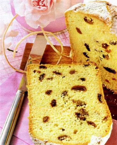 Рецепт пасхального кулича с изюмом