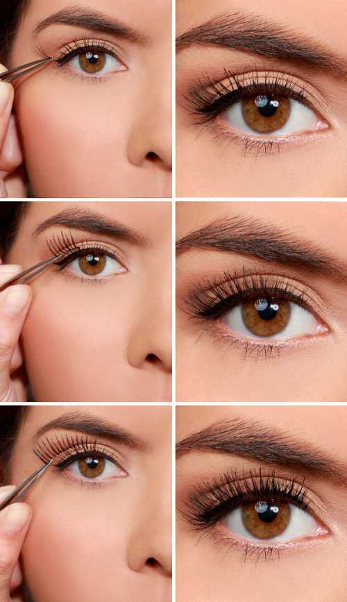 Как правильно приклеить накладные ресницы: правила и советы
