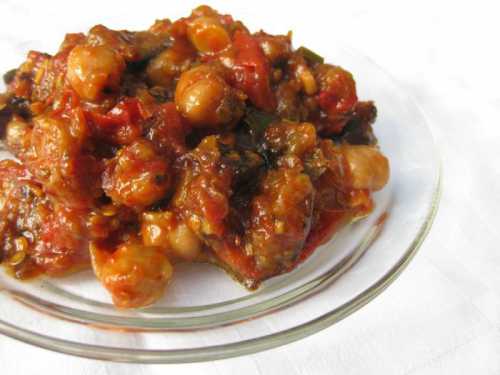 Курица с баклажанами