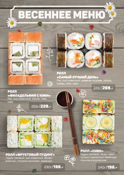 Весеннее народное меню