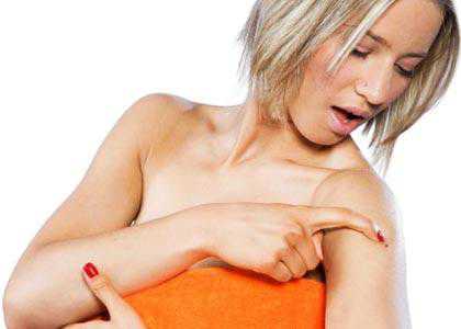 Расположение родинок