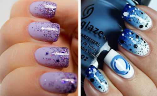 Первый слой это базовый лак